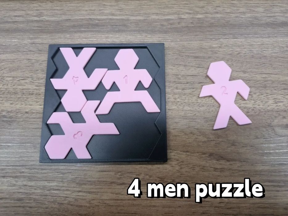 Puzzle de Quatro Figuras - Dificuldade Nível 7