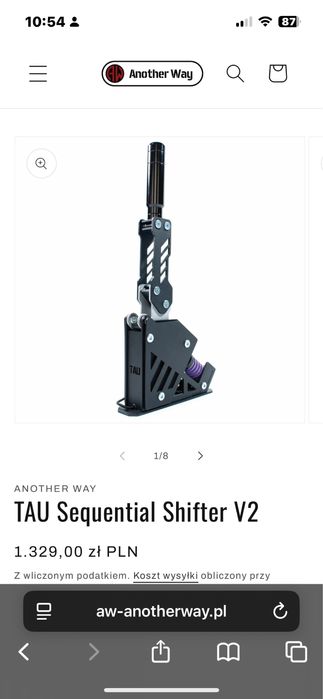 TAU Sequential Shifter V1 simracing