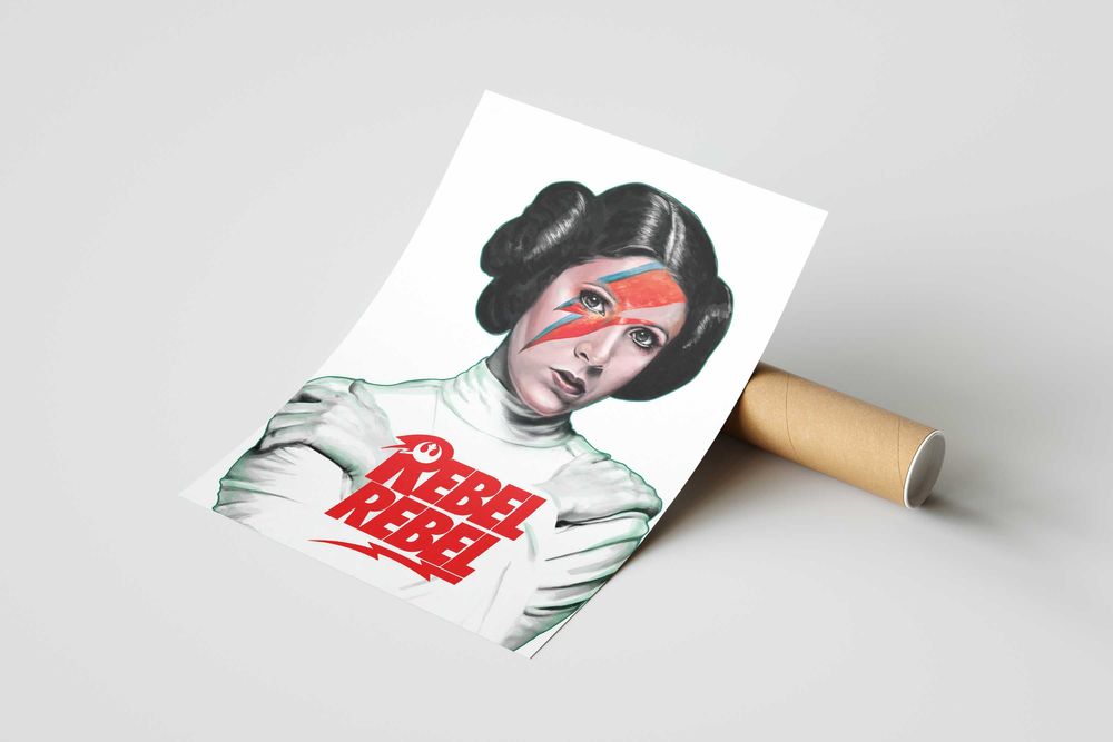 Księżniczka Leia Plakat A3 - Star Wars - trzecia sztuka GRATIS