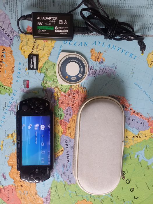 Konsola Sony psp 2004 (2003) slim piano black 64gb ponad 100 gier