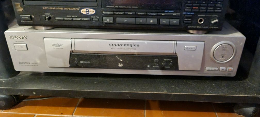 VHS Sony leitor gravador