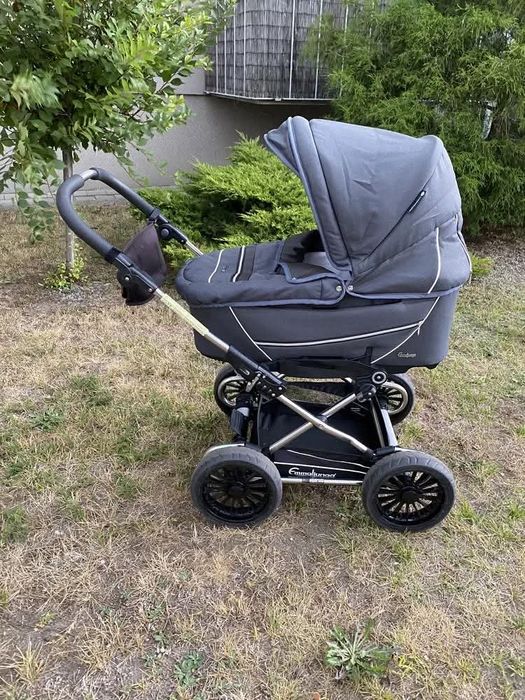 Wózek Emmaljunga zestaw (gondola i spacerówka) z dodatkami