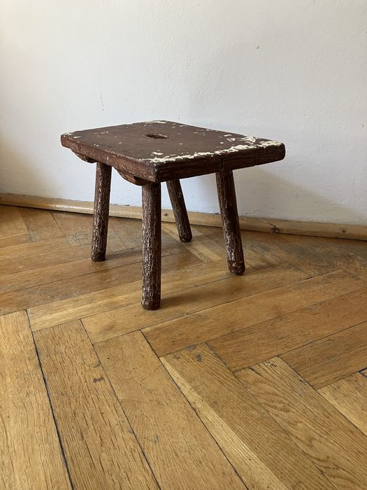 Stolek, zydelek wys.24 cm vintage prl