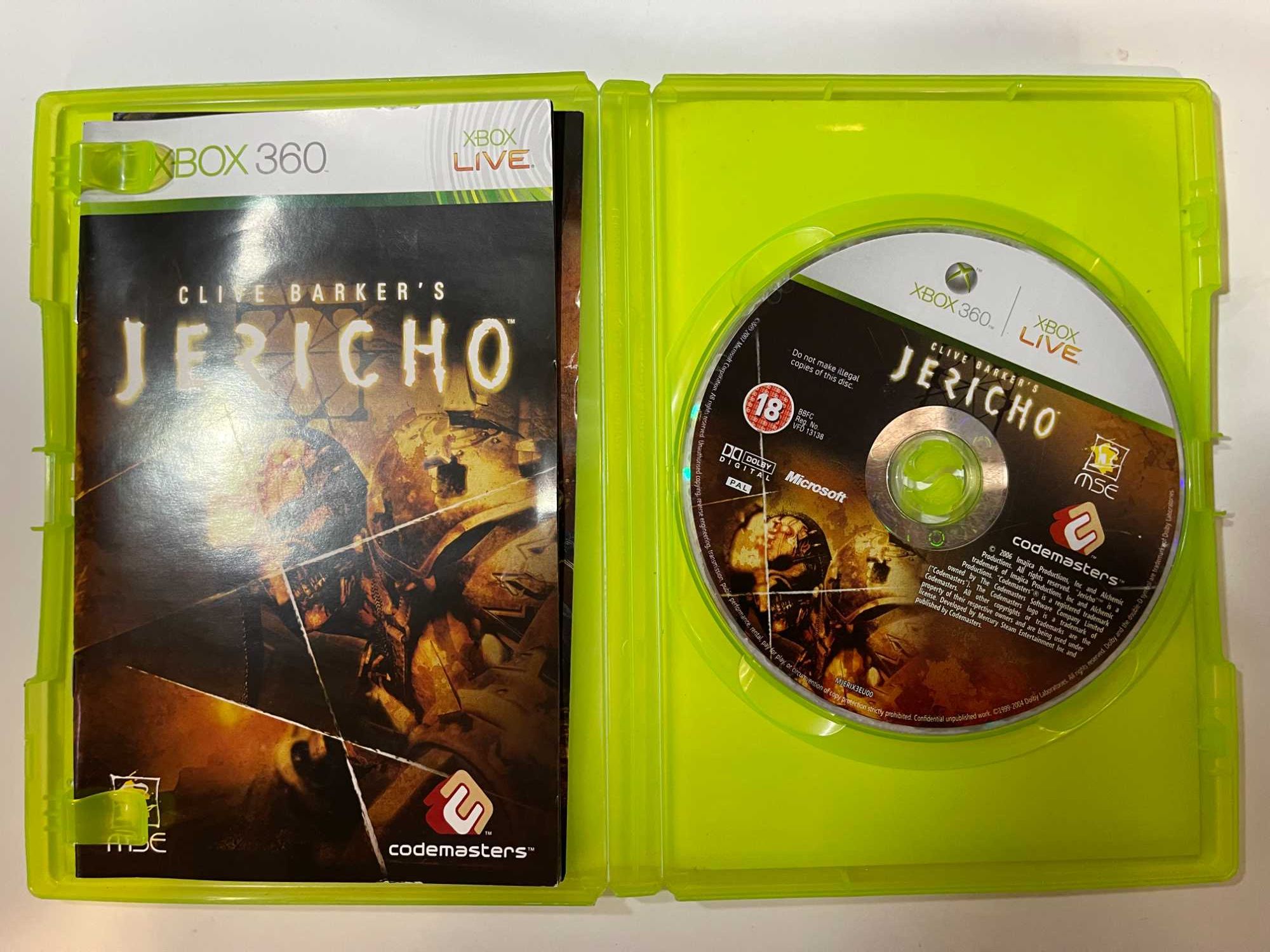 Clive Barker's Jericho Xbox 360