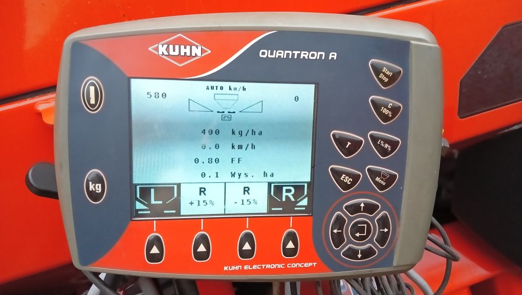 Rozsiewacz nawozów Kuhn Axis 30.1 komputer 2013 TELIMAT rauch