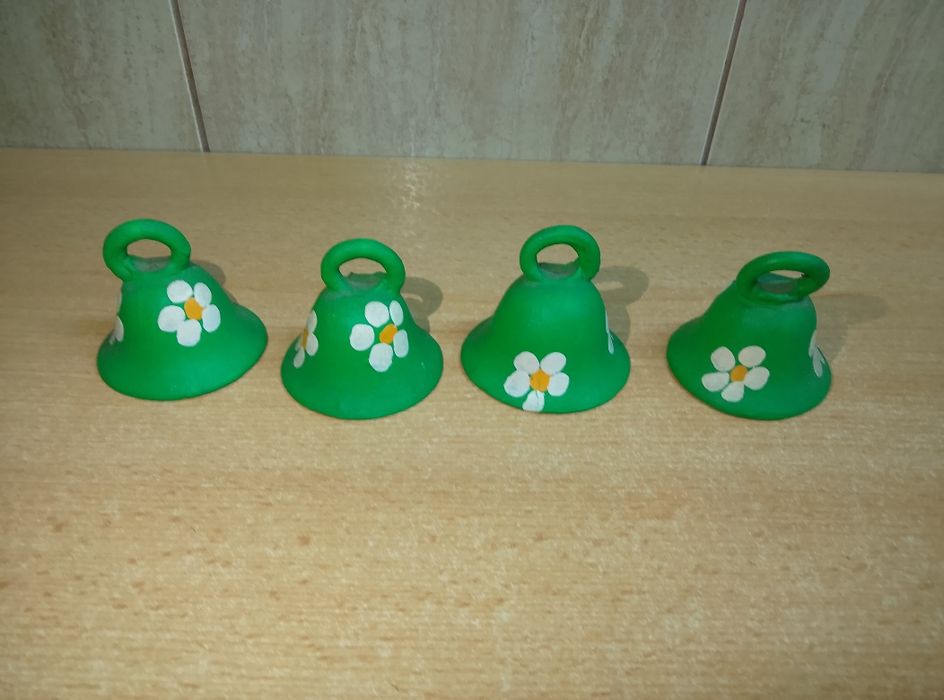 Dzwonek dzwonki ceramiczny 4 sztuki