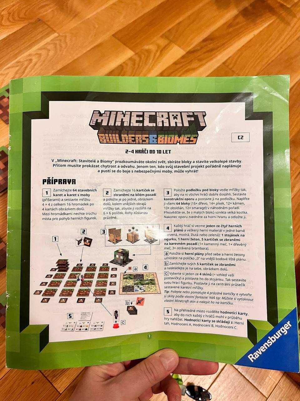 Gra planszowa Ravensburger Minecraft Builders&Biomes