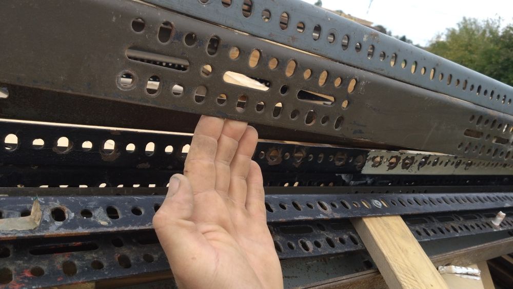 metalowe regały 250cm SOLIDNE i ciężkie zestaw 2 + 4