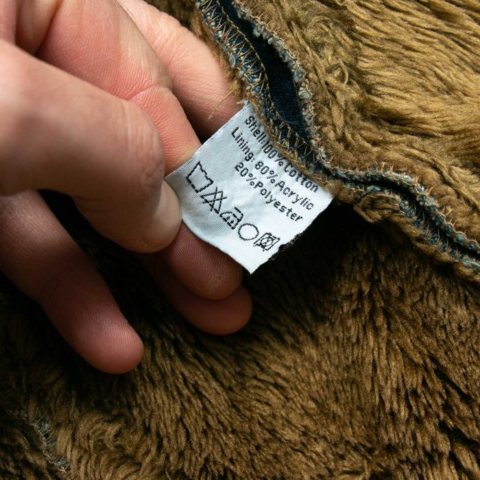 y2k Penny Lane Denim Coat kurtka jeansowa z futerkiem S ocieplana