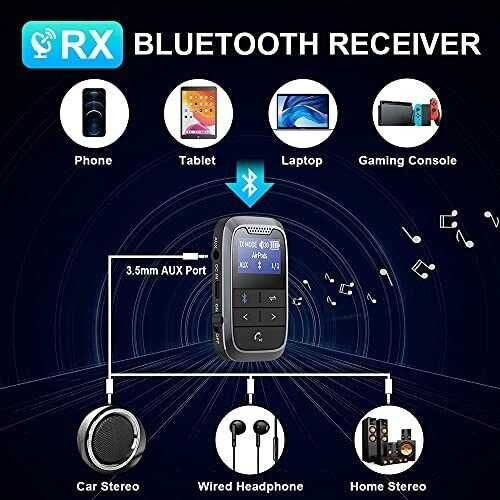 Transmiter Bluetooth Nadajnik i Odbiornik AUX IN/OUT Jack 3.5 Audio