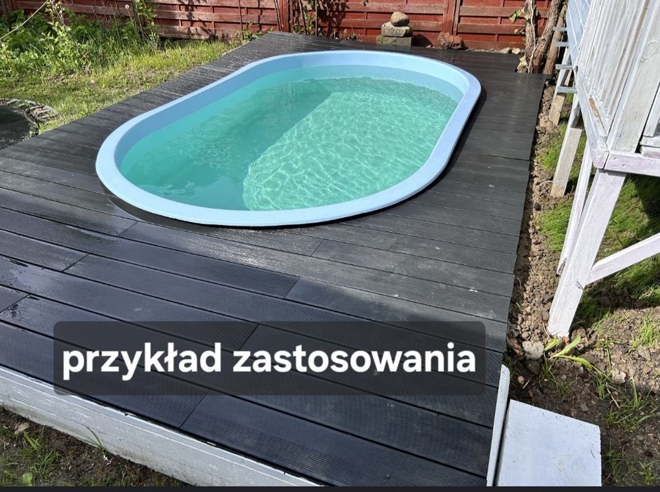 Basen poliestrowy z włókna szklanego, do samodzielnego wkopania