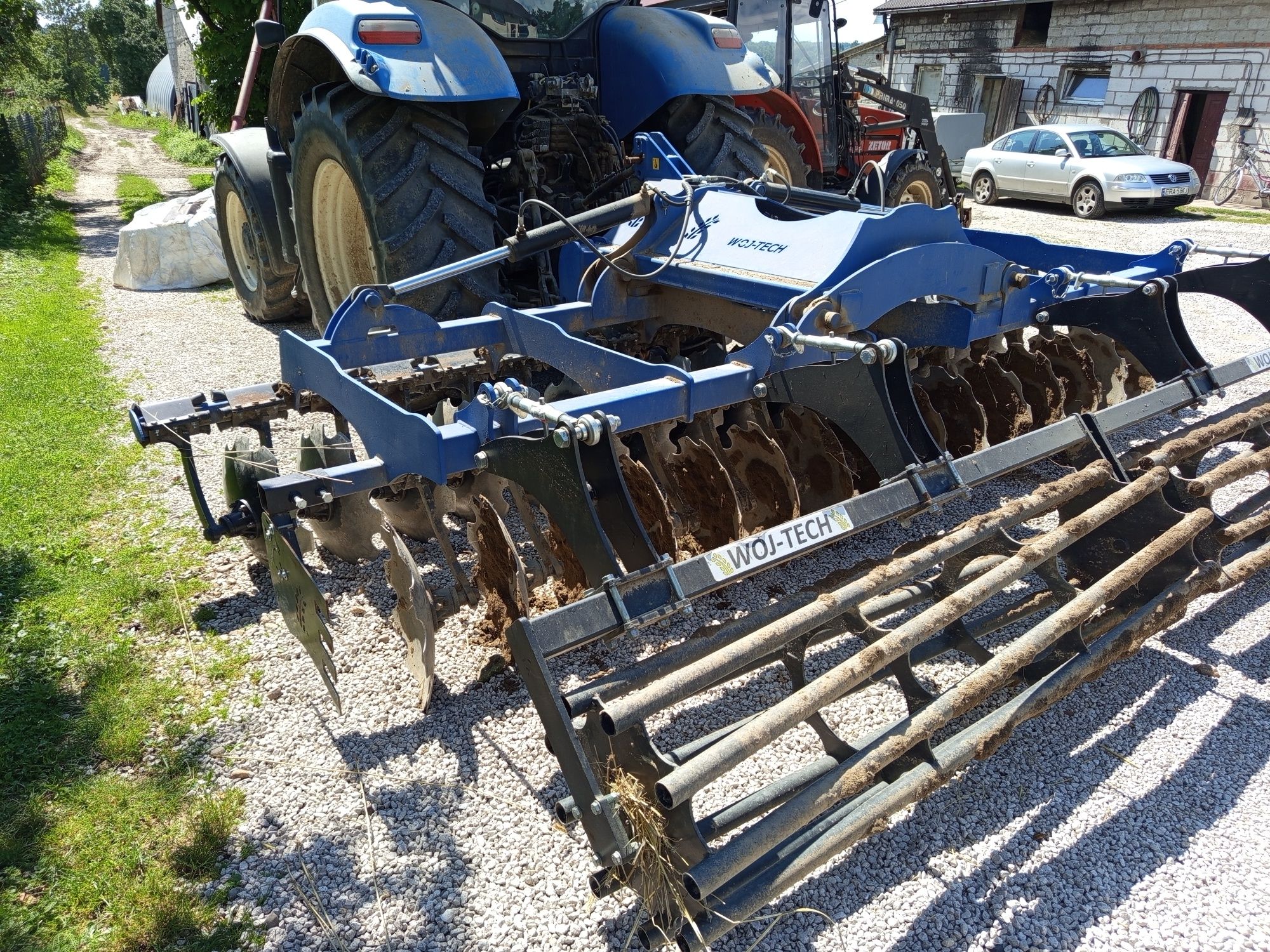 Brona talerzowa talerzówka 4 m hydrauliczna