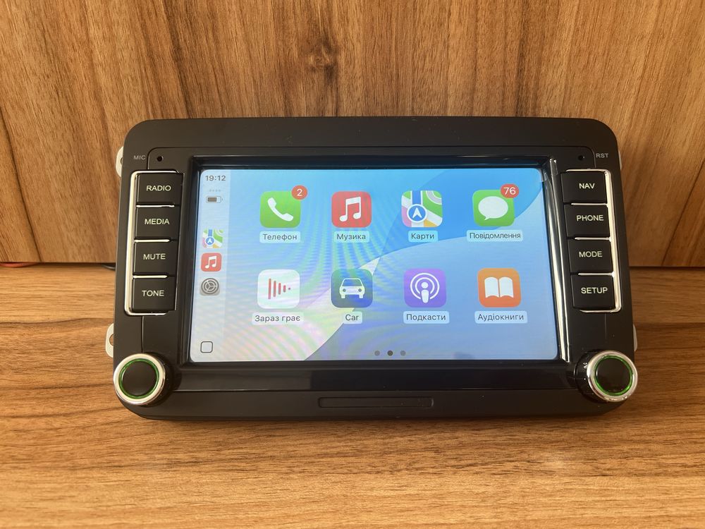 Android магнітола мультимедія Carplay для VW Volkswagen Skoda 2/32 GB
