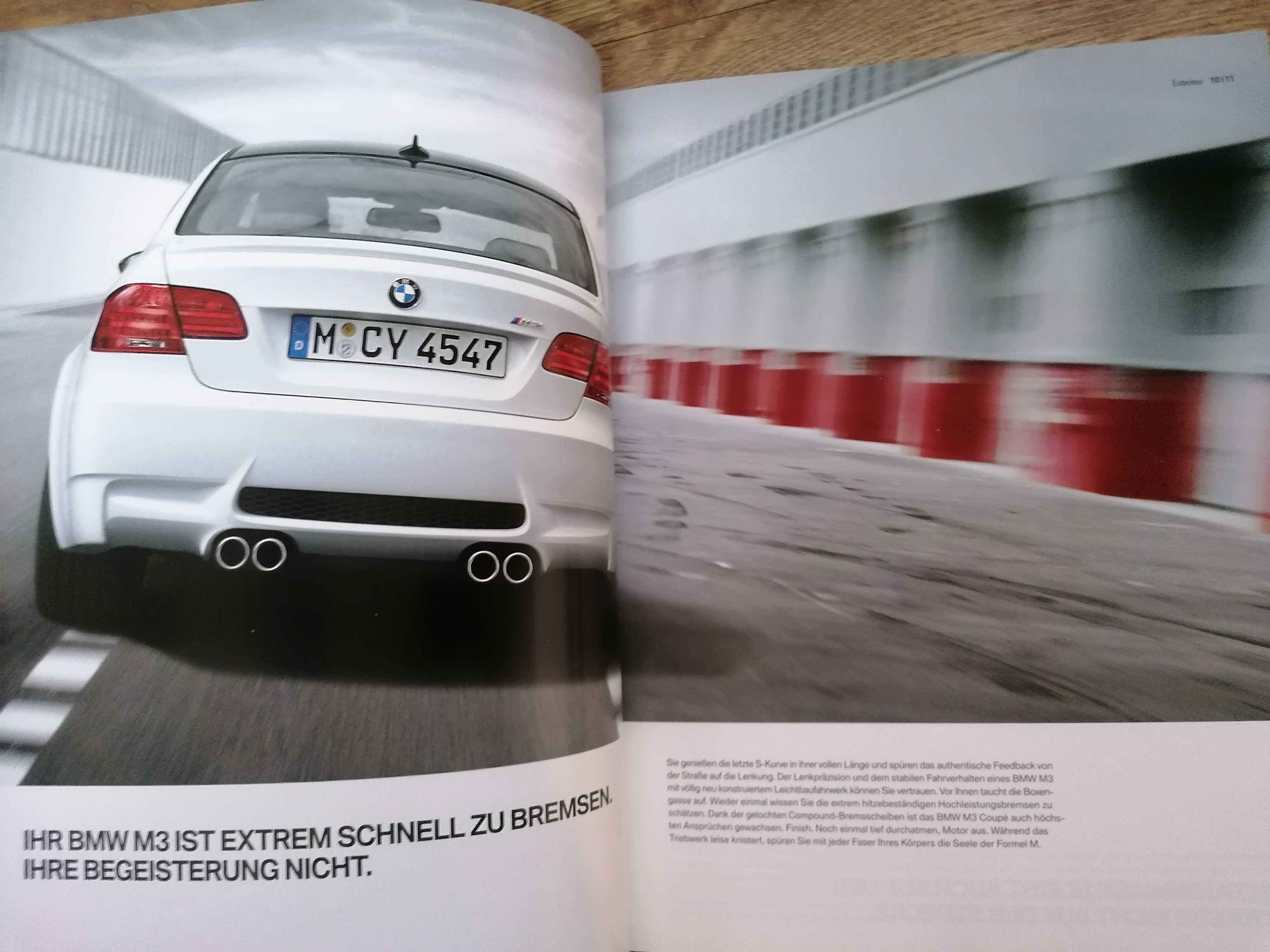 Prospekt BMW M3 E92 E93 Coupe Cabrio