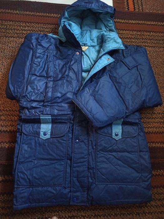 Куртка мужская зимняя синего цвета р 64-68