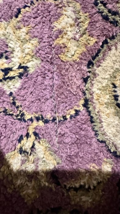 Dywan styl arabski fioletowo-beżowy