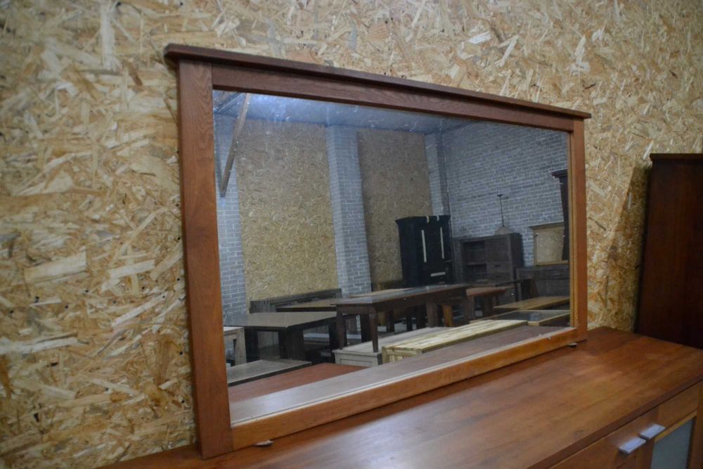 Lustro w dębowej ramie 175x94