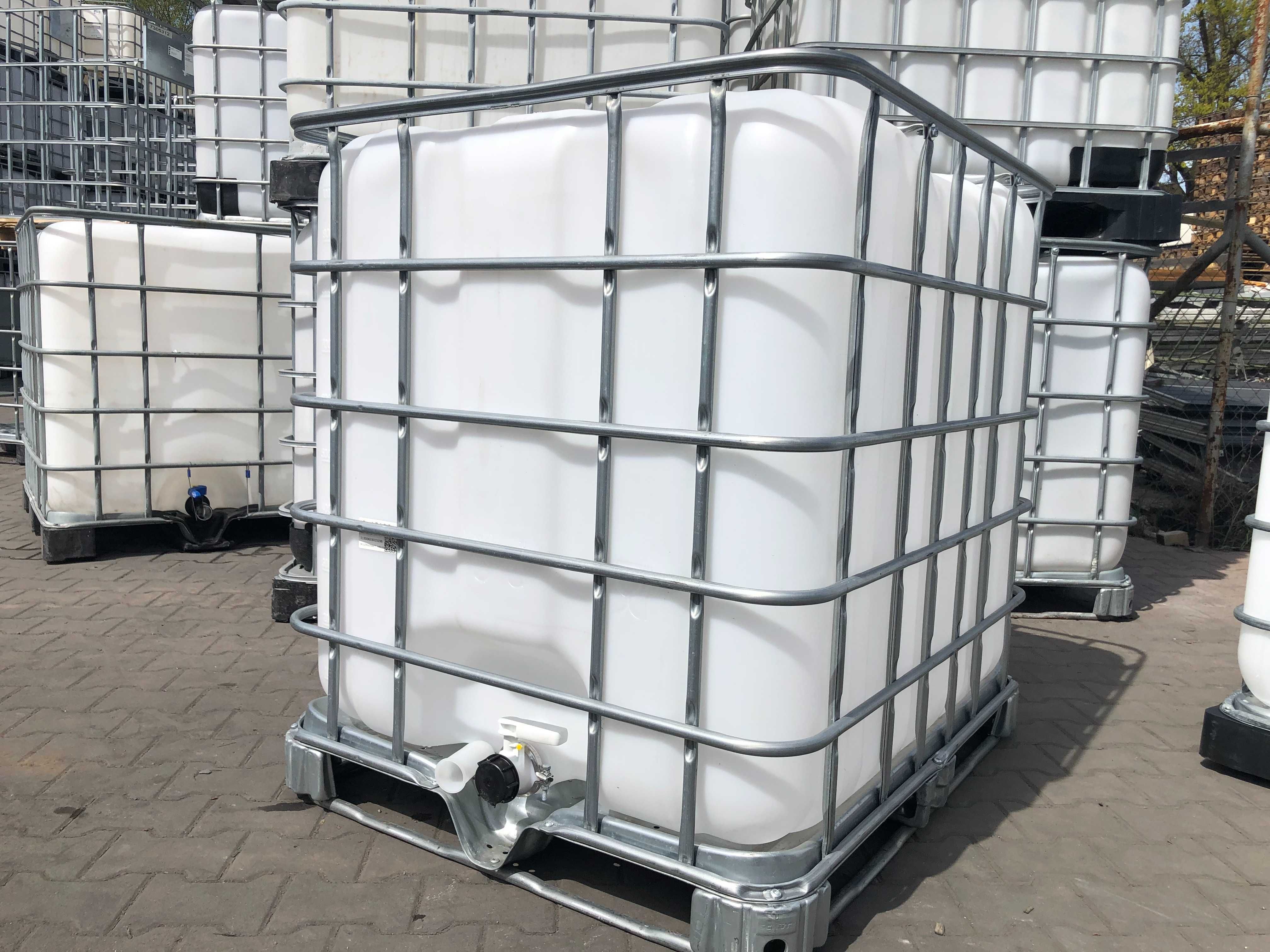 ZBIORNIK regenerowany 1000 l Mauzer, IBC PO SPOŻYWCE - olej kokosowy