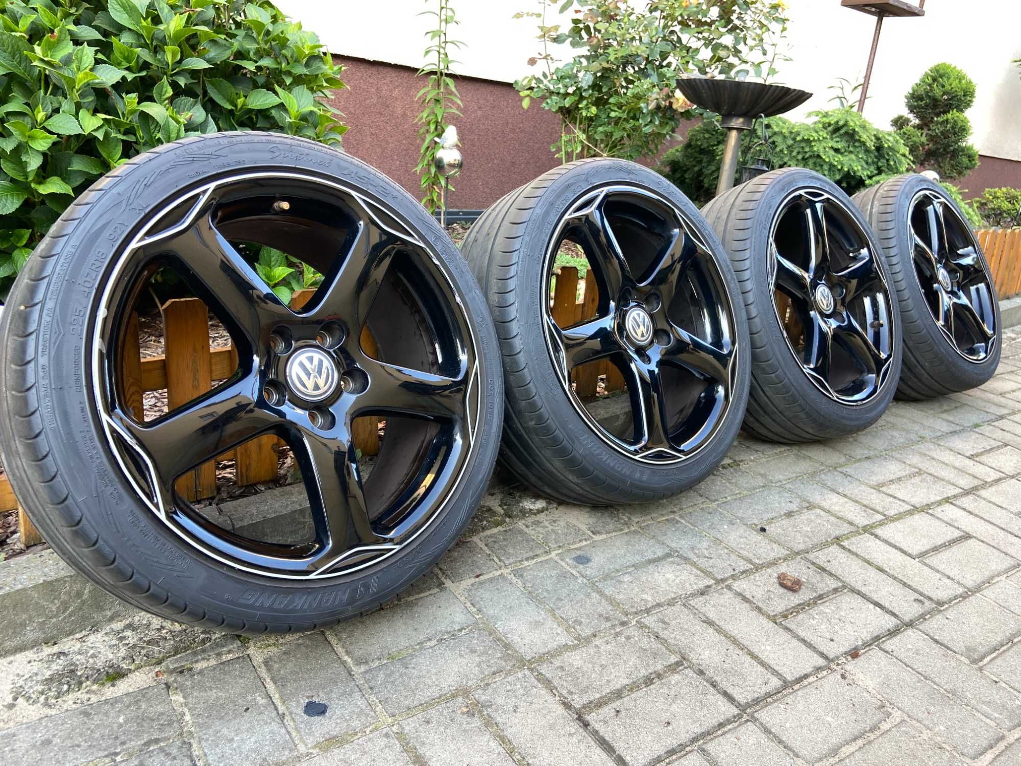 Oryginalne Felgi Golf 5 6 7 GTI Rabbit Karthoum 18 CALI 5x112 Leon