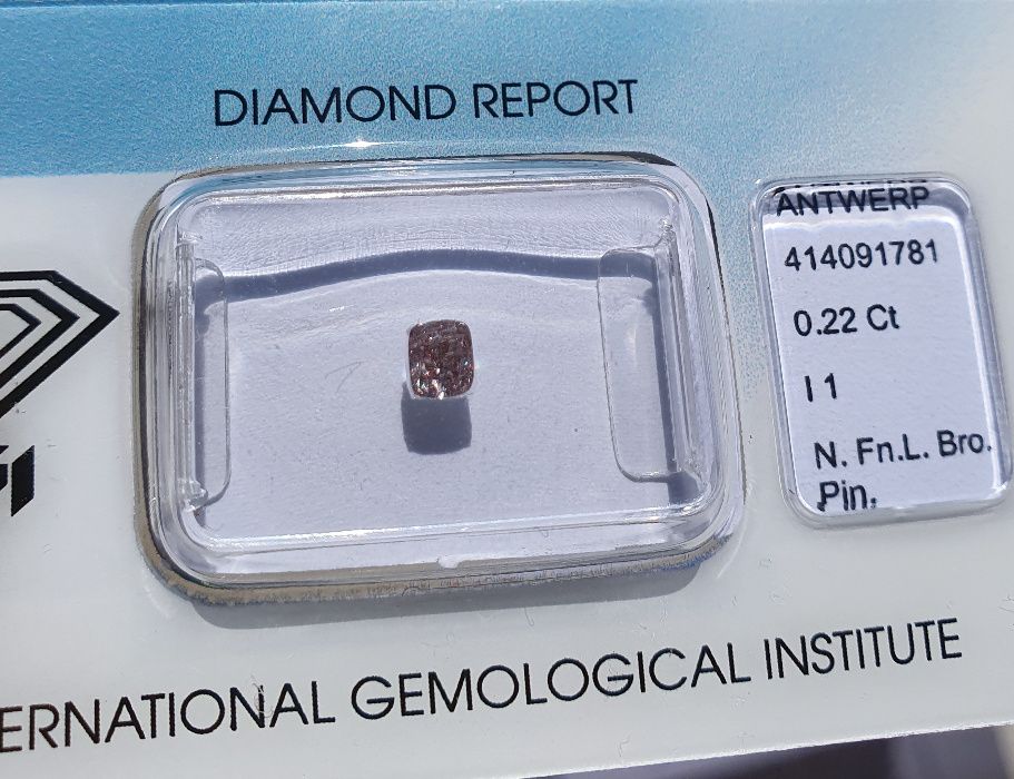 Diament Brylant 0,22 Carat CERTYFIKAT na pierścionek, Inwestycja