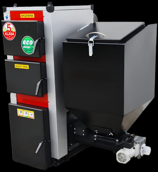 --> KOCIOŁ na ekogroszek 15kw 140m2 PIEC z podajnikiem 5 klasa