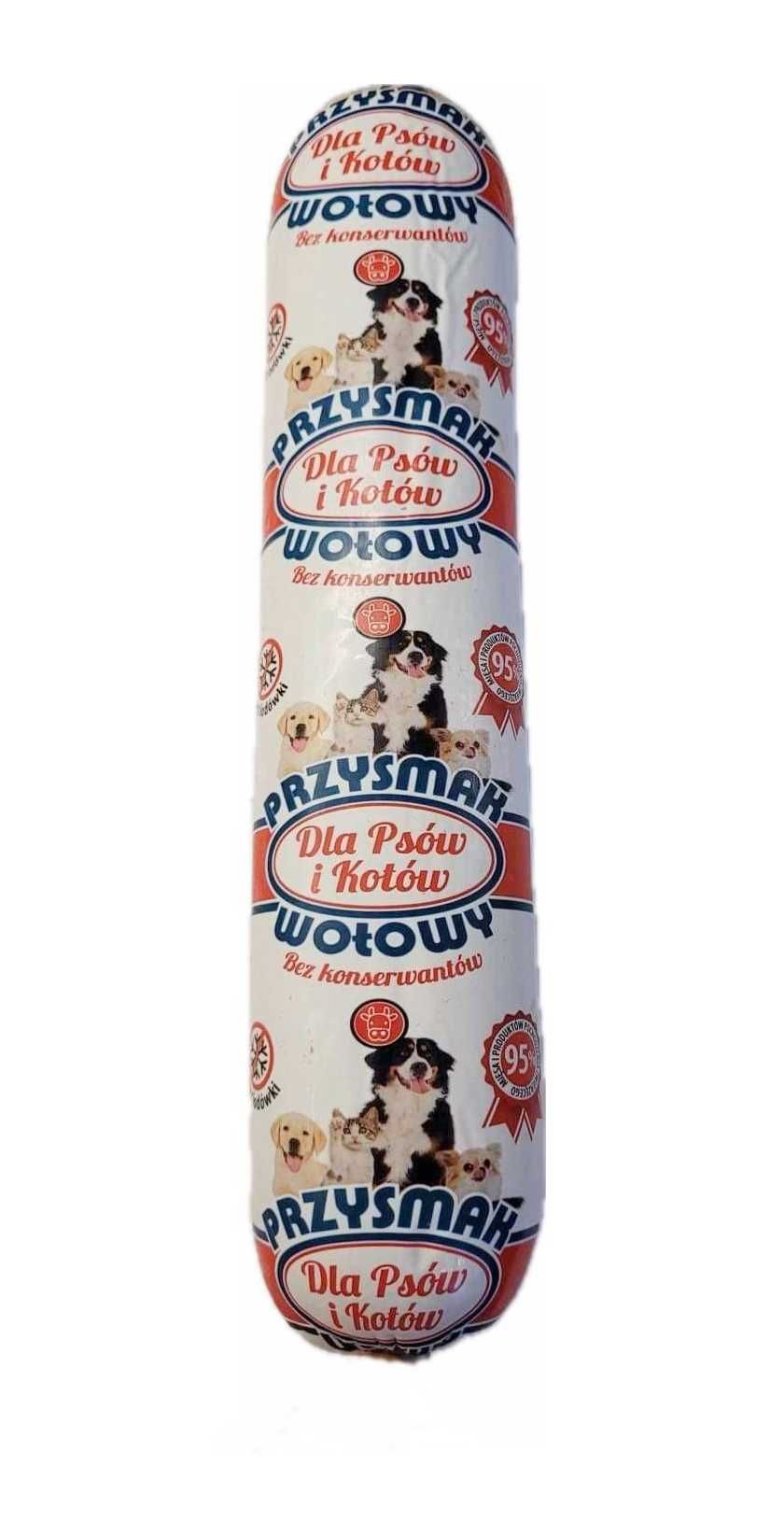 19x1KG Karma dla psa i kota PRZYSMAK WOŁOWY