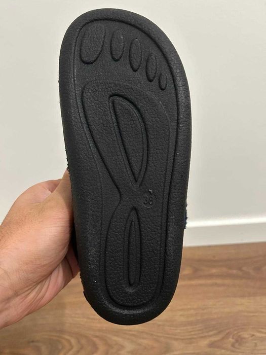 Pantufas Natural Line Azul Escuro