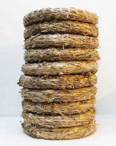 10x Wianek słomiany 30cm Podkład Obręcz na Stroik
