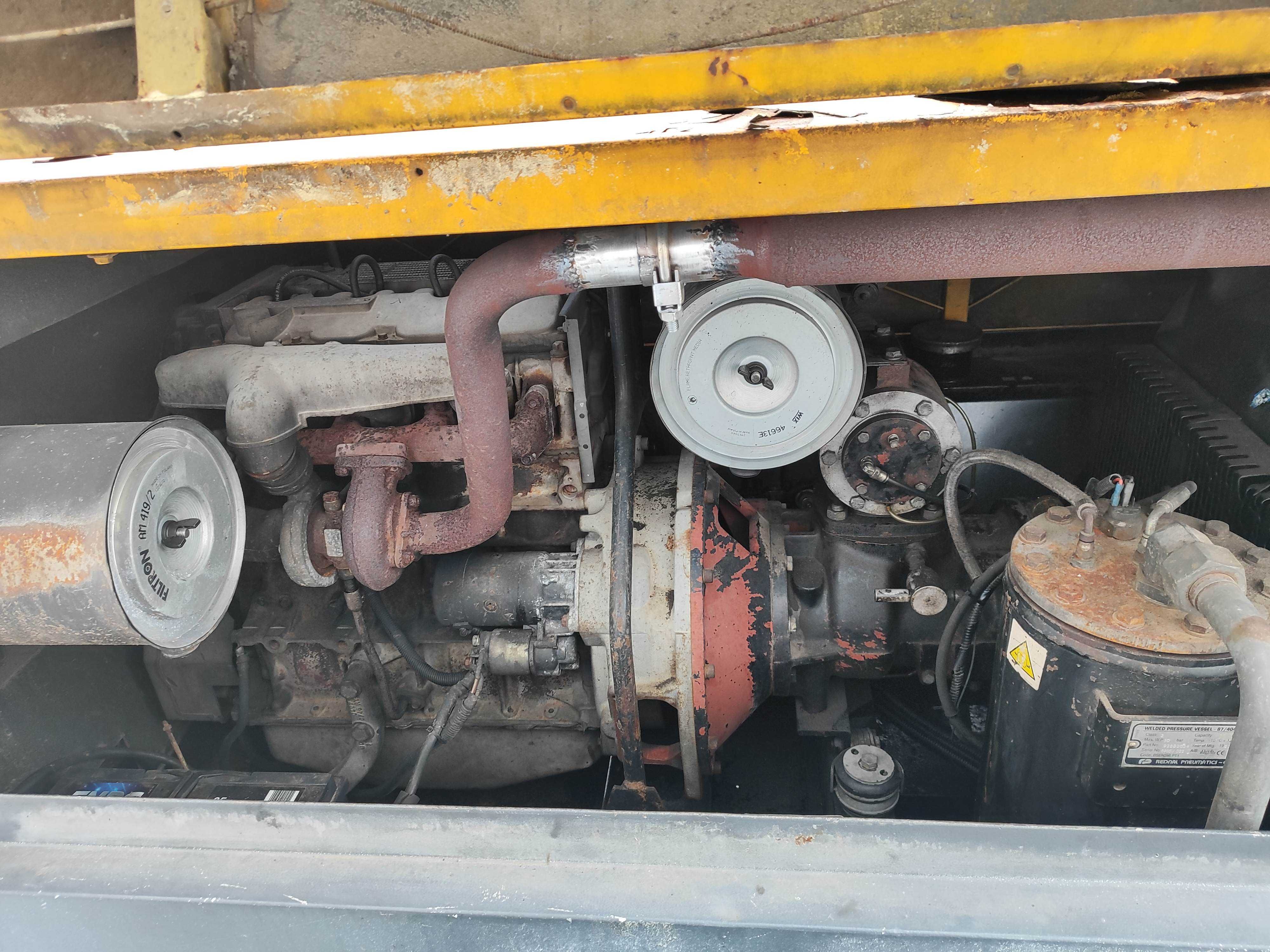 Kompresor sprężarka ingersollrand 7m3 7bar 54kW p260wd gotowy do pracy