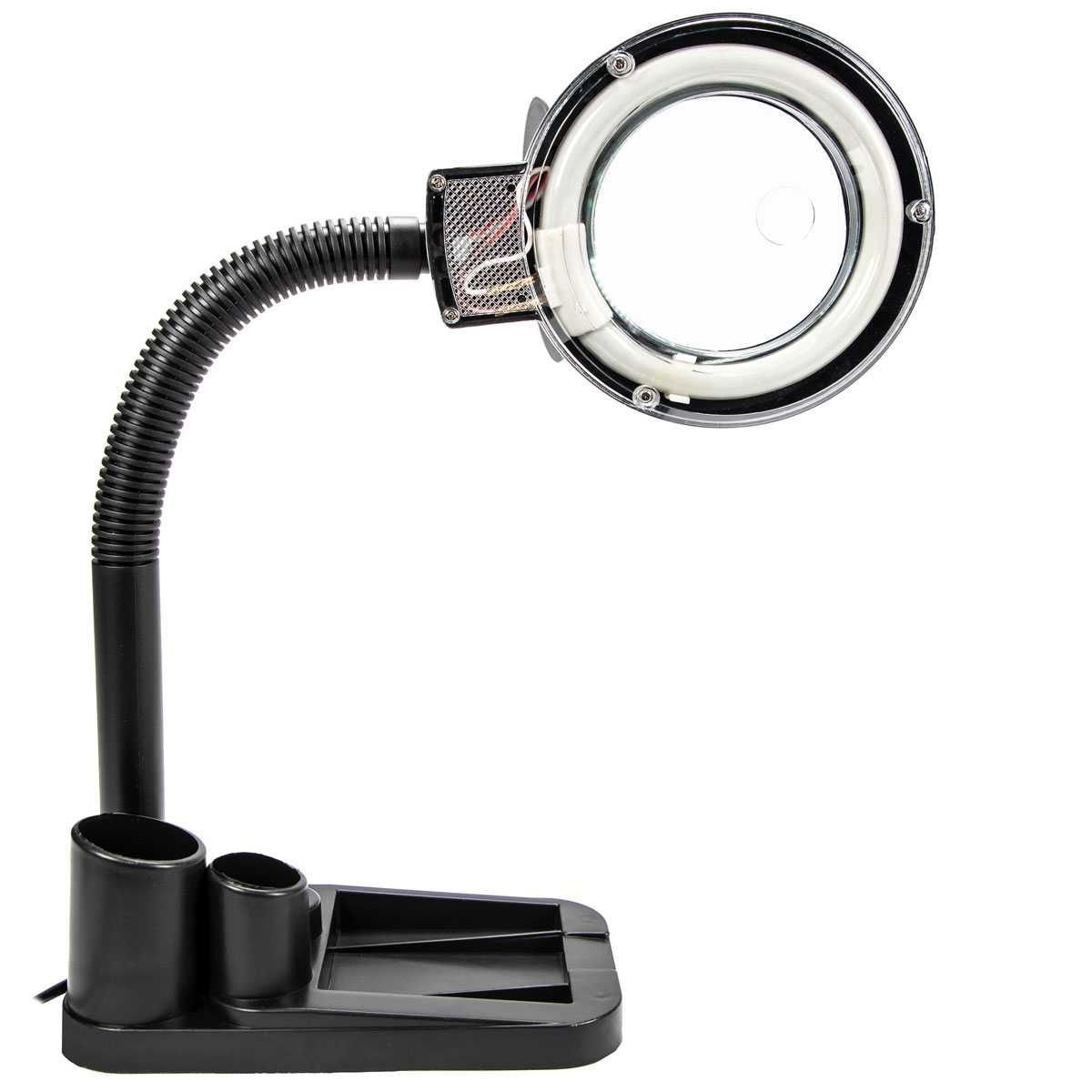 Lampa z lupą Yihua 708 90mm 3D/10D - czarna z organizerem NOWA