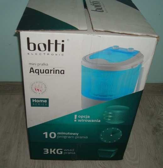 Pralka wirnikowa z wirówką Botti Aquarina XPB30 Turkusowa
