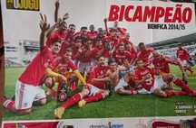 poster grande Benfica bicampeão 2014/15