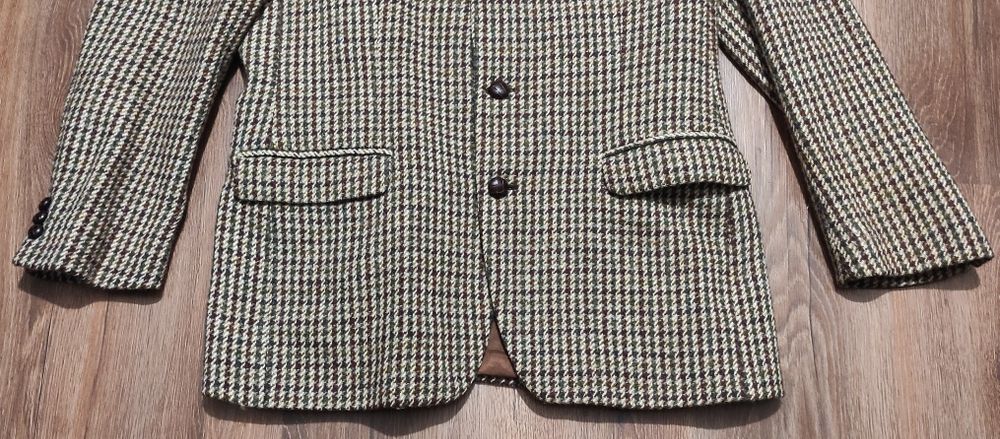 Harris Tweed wool blazer L