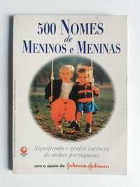 500 NOMES DE MENINAS E MENINOS