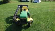 Traktorek kosiarka John Deere 180 + 3 noże + dmuchawa + worki!
