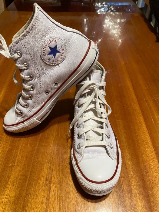Продам оригінальні Convers Chuck Taylor All Star High( біла шкіра )