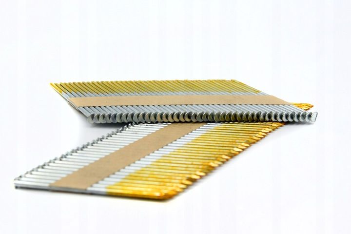 Gwoździe Do Gwoździarki Łączone Papierem 2,8x75mm 34° 2000szt Pierście