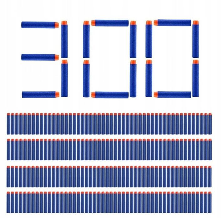 300 Strzałek Naboi Do Wyrzutni Nerf Elite Nstrike
