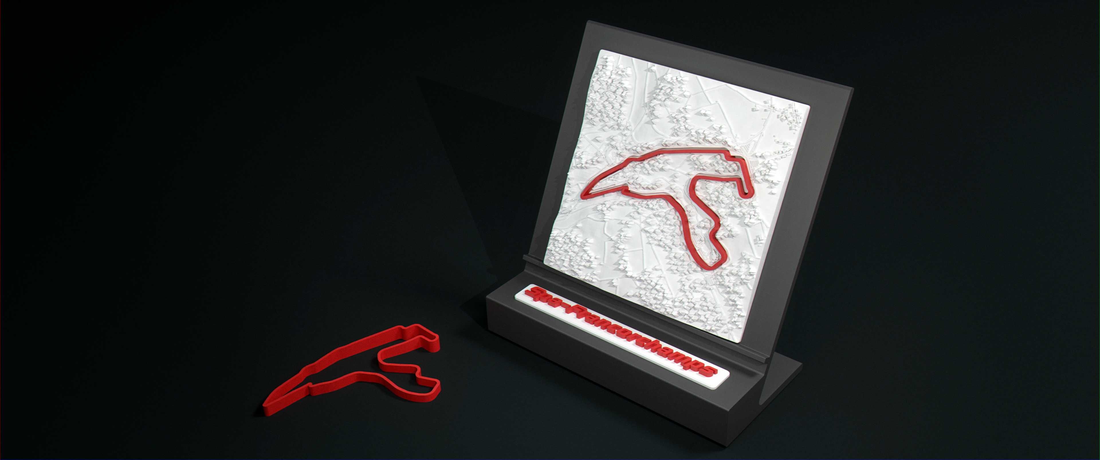 Druk 3d drukowanie 3D torów wyścigowych  Formula 1 WEC GT Simracing