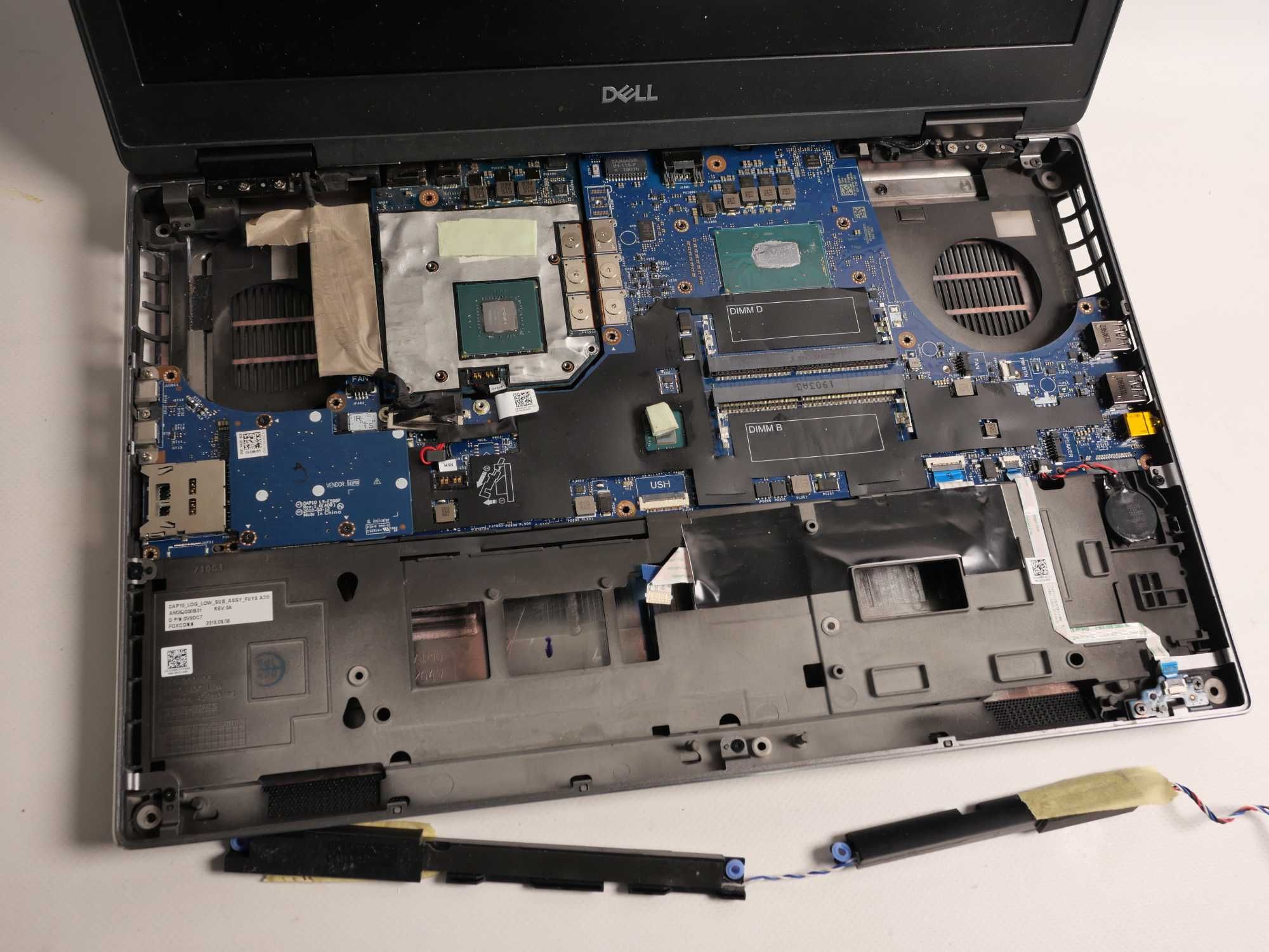 Комплектуючі до ноутбука робочої станції Dell Precision 7530 запчасти