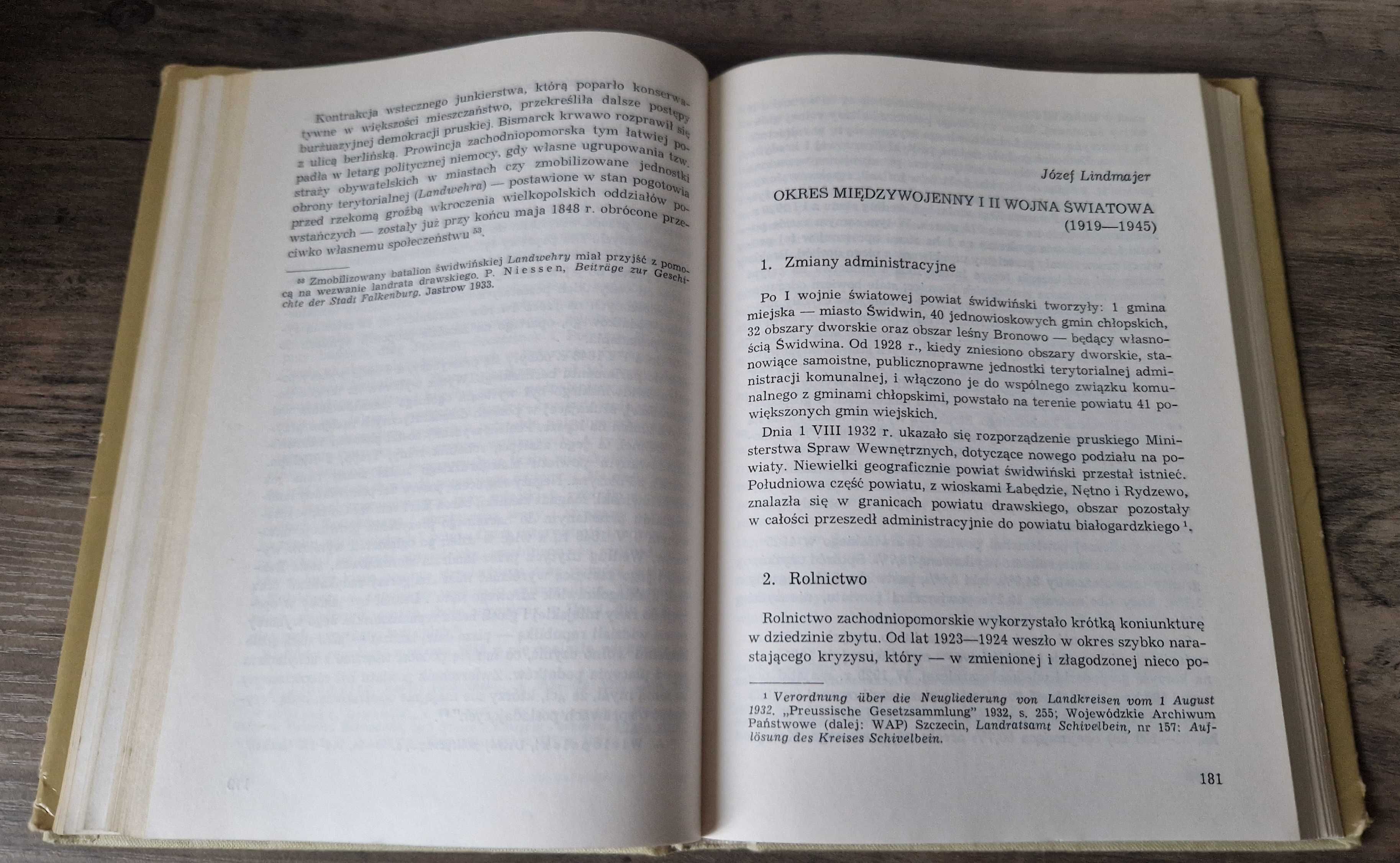 Dzieje powiatu świdwińskiego J. Lindmajer E. Zdrojewski