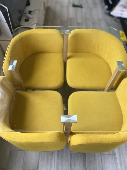 Mesa de Jantar Única nessa cor e com Cadeiras Pet Protect / EasyClean!