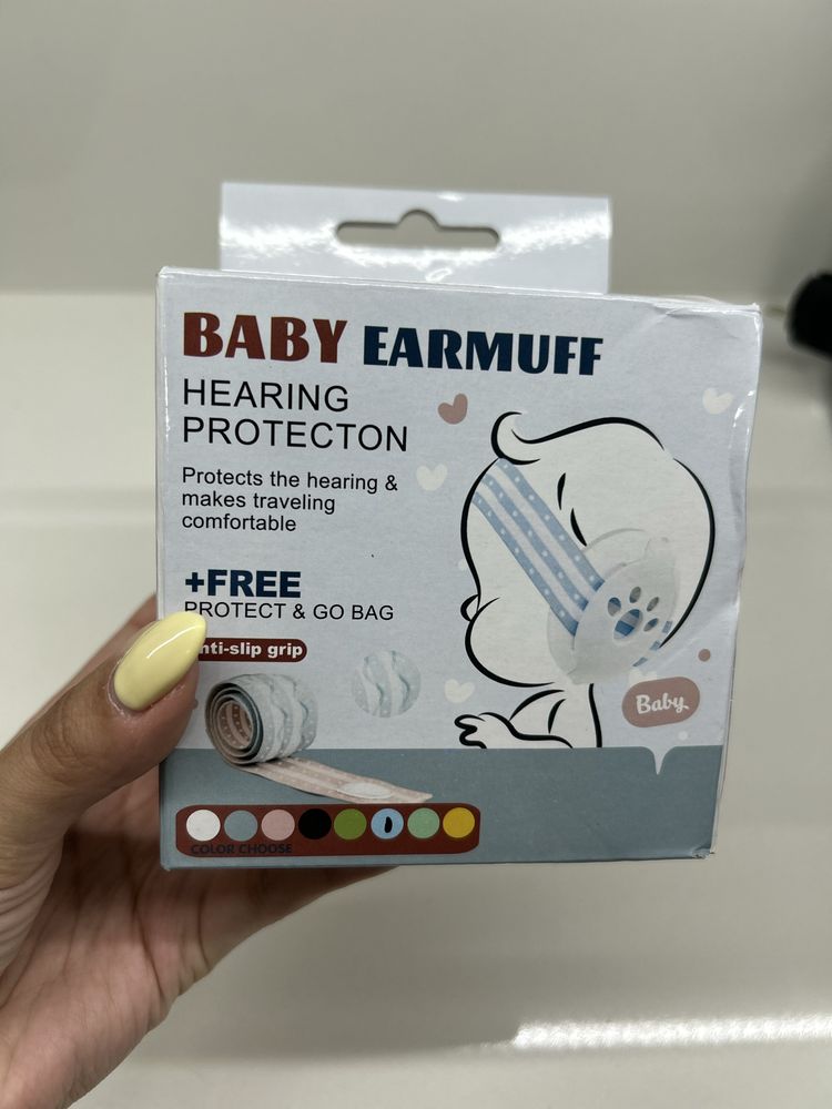 Protetores de ouvido para bébé