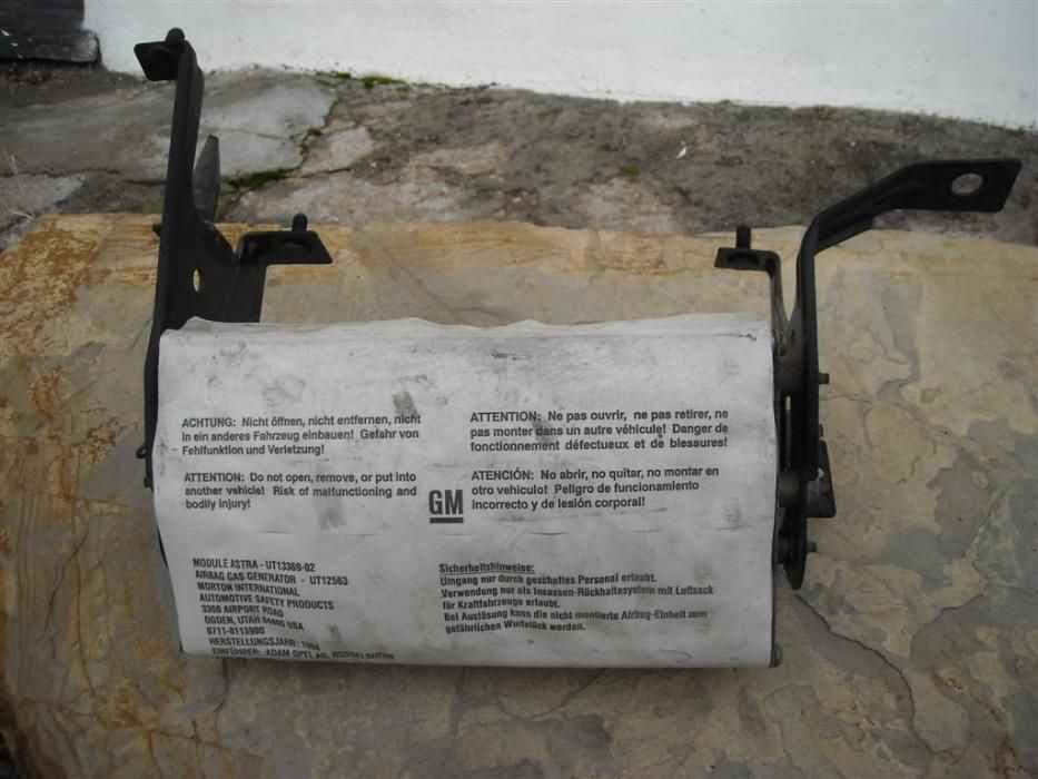 Airbag passageiro, centralina modulo airbag, motor sofagem Astra F