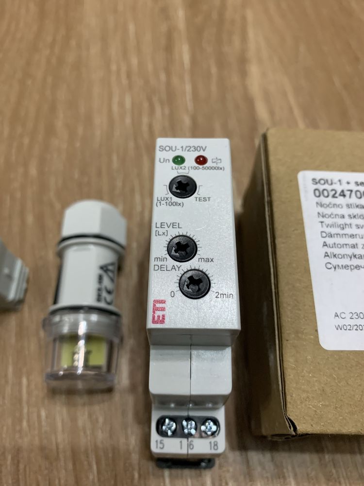 Сутінкове реле SOU-1/230V