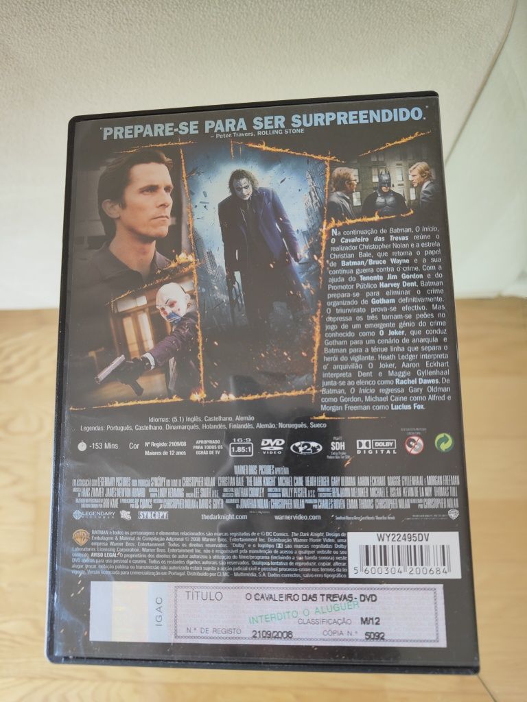 DVD O Cavaleiro das Trevas