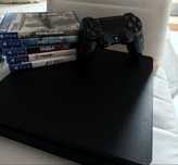 Playstation 4 + comando. Oferta de jogos