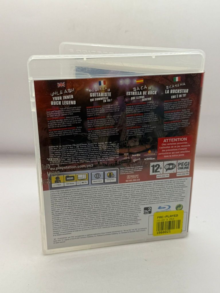 Guitar Hero II Legends Of Rock 3xA Ps3 nr 5525