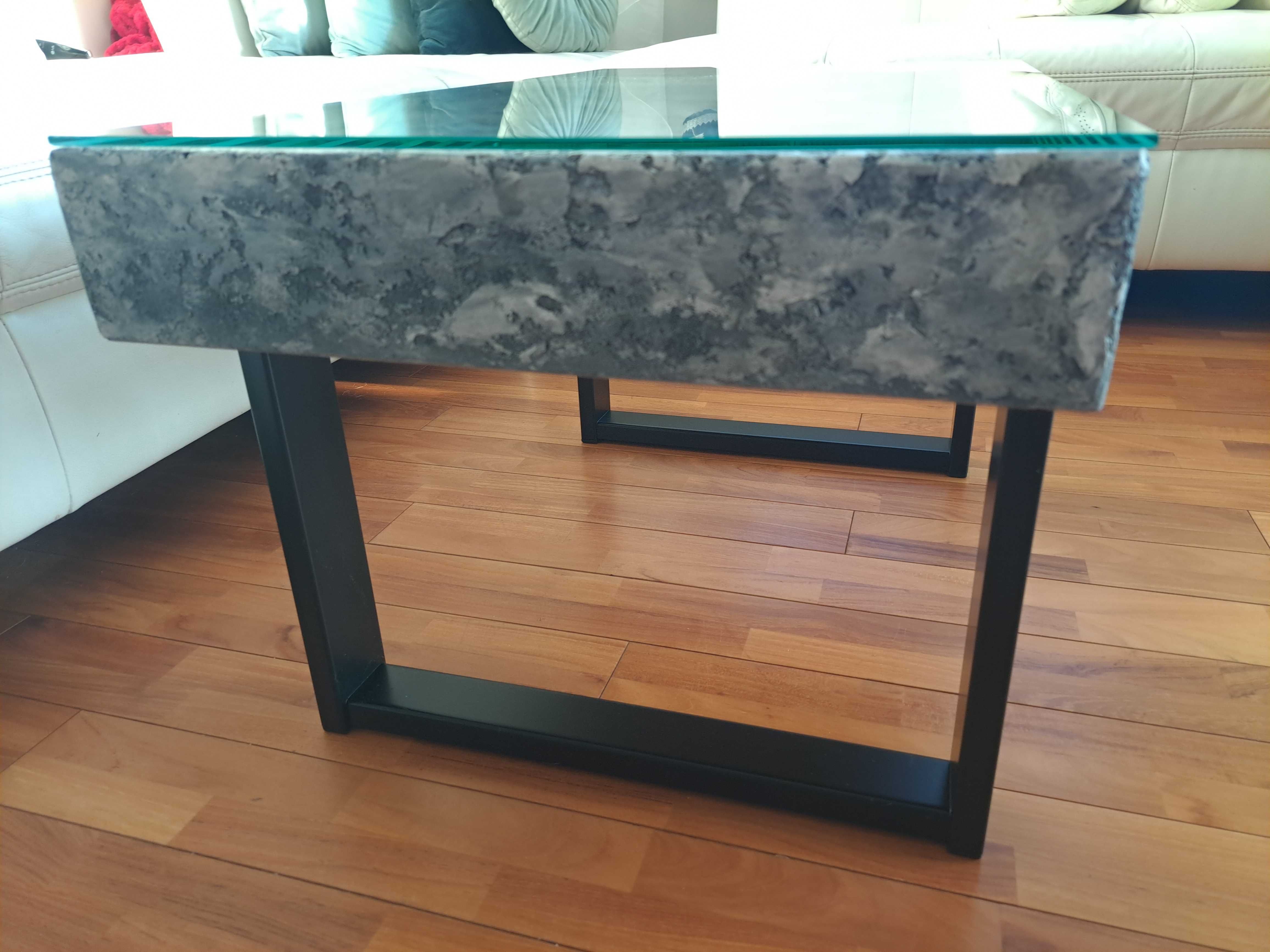 Stolik kawowy BETON 75x45 Loft beton architektoniczny
