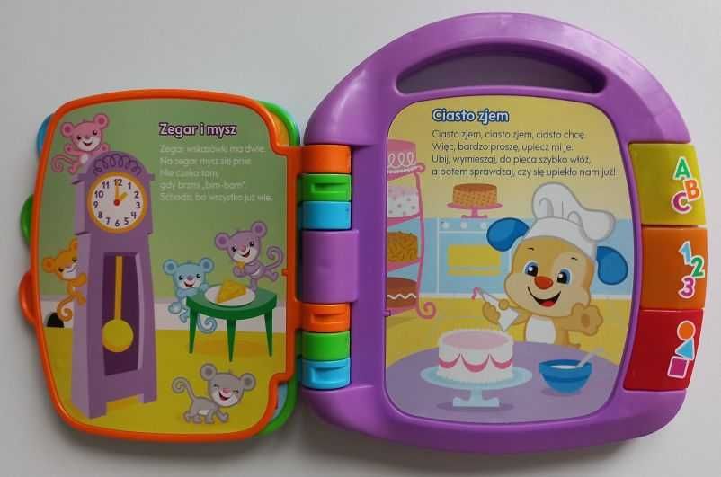Interaktywna książeczka z wierszykami - FisherPrice